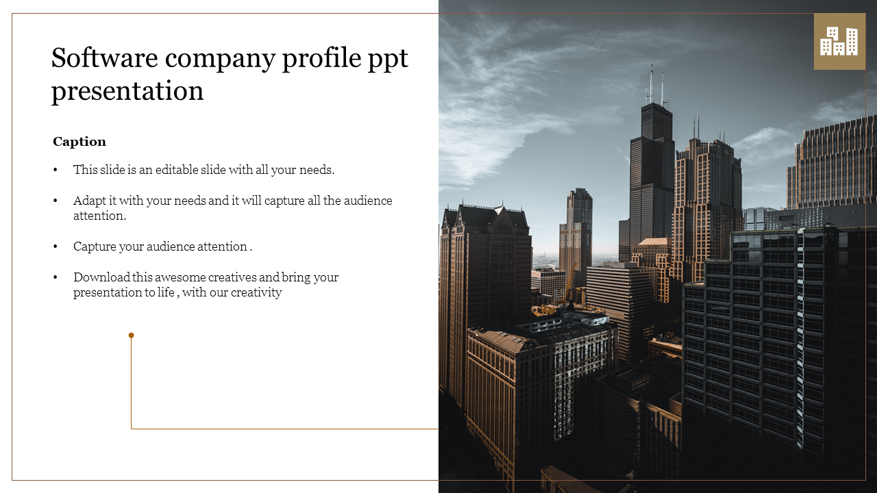 Software Company Profile PPT Template and Google Slides
